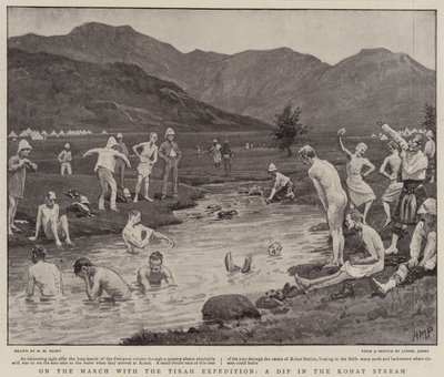 Op mars met de Tirah-expeditie, een duik in de Kohat-stroom door Henry Marriott Paget